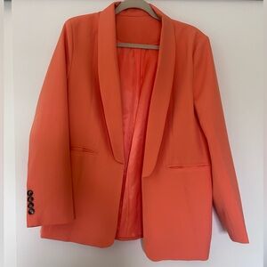 Women's Orange Blazer